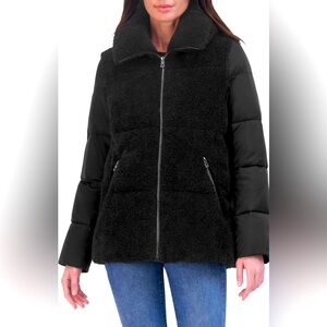 Tahari Bobbie High Pile Fleece Jacket NWT